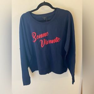 Bonne Vivante Printed J. Crew Sweatshirt